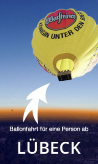 Ballonfahrt für eine Person, wochentags ab Bad Oldesloe